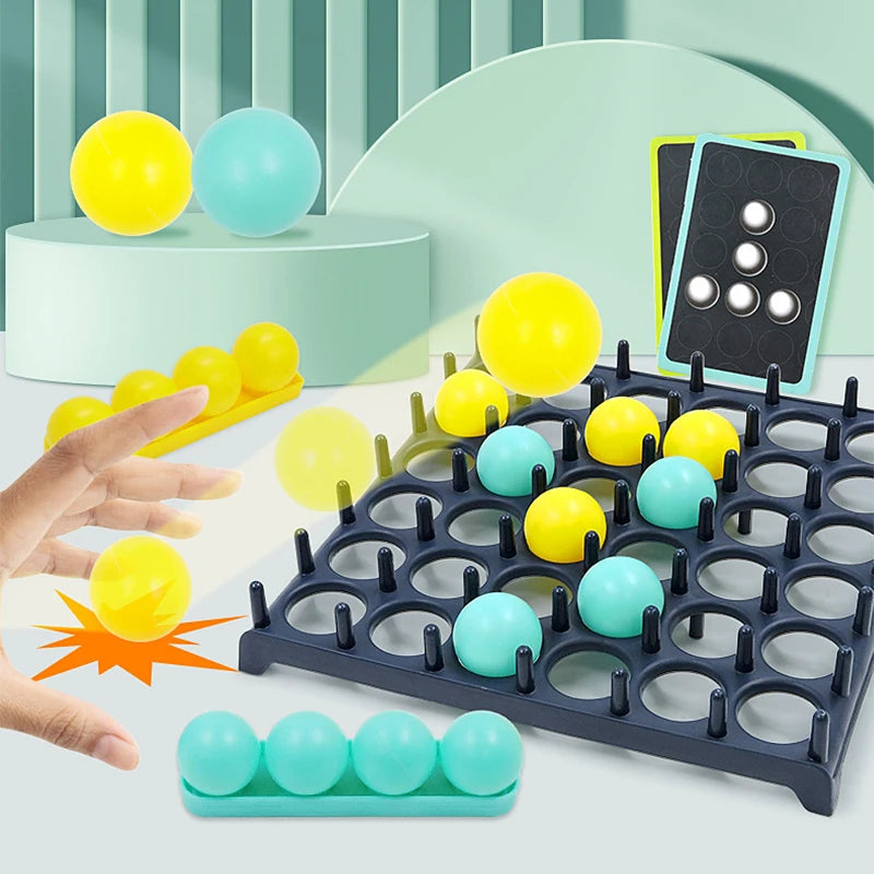 Kids Ball Bouncing Game Conselho De Interação Pai-Filho Toddler Toss Fun Família Party Game Bounce off Jumping Ball Board Game