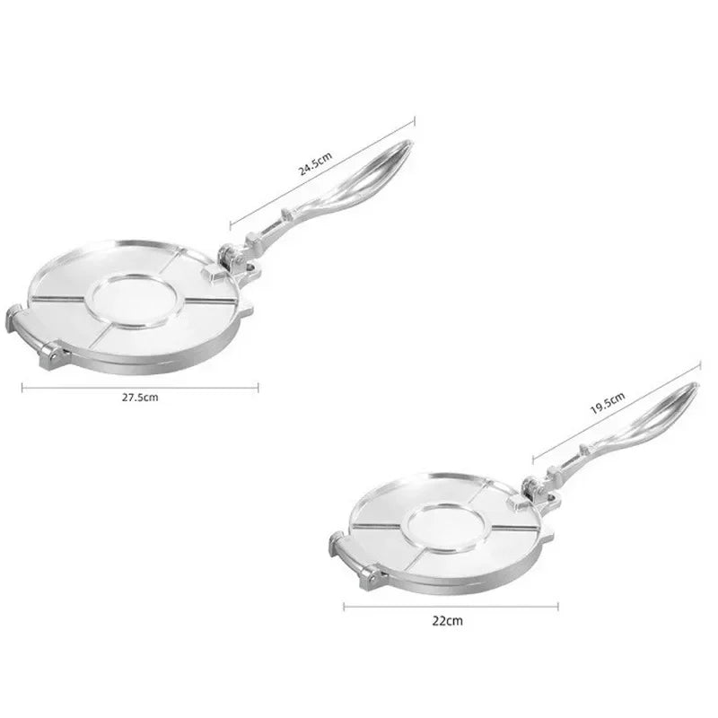 16/20Cm Tortilla Press Maker Aluminium Alloy Manual Pizza Pie Making Tortillas Dough Pressing Tool Kitchen Cooking Accessories